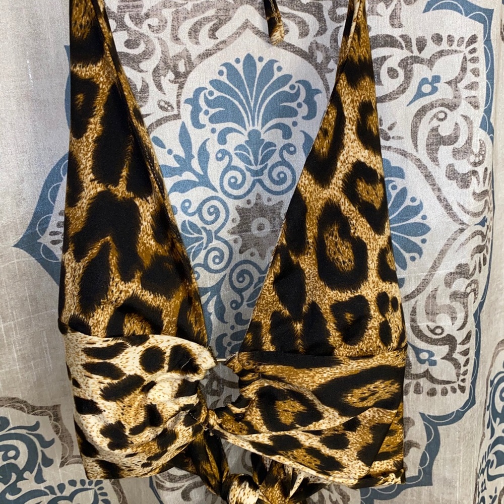Cheetah Crop Top